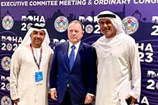 Congratulations to Emirati sports Nasser Al-Tamimi was...